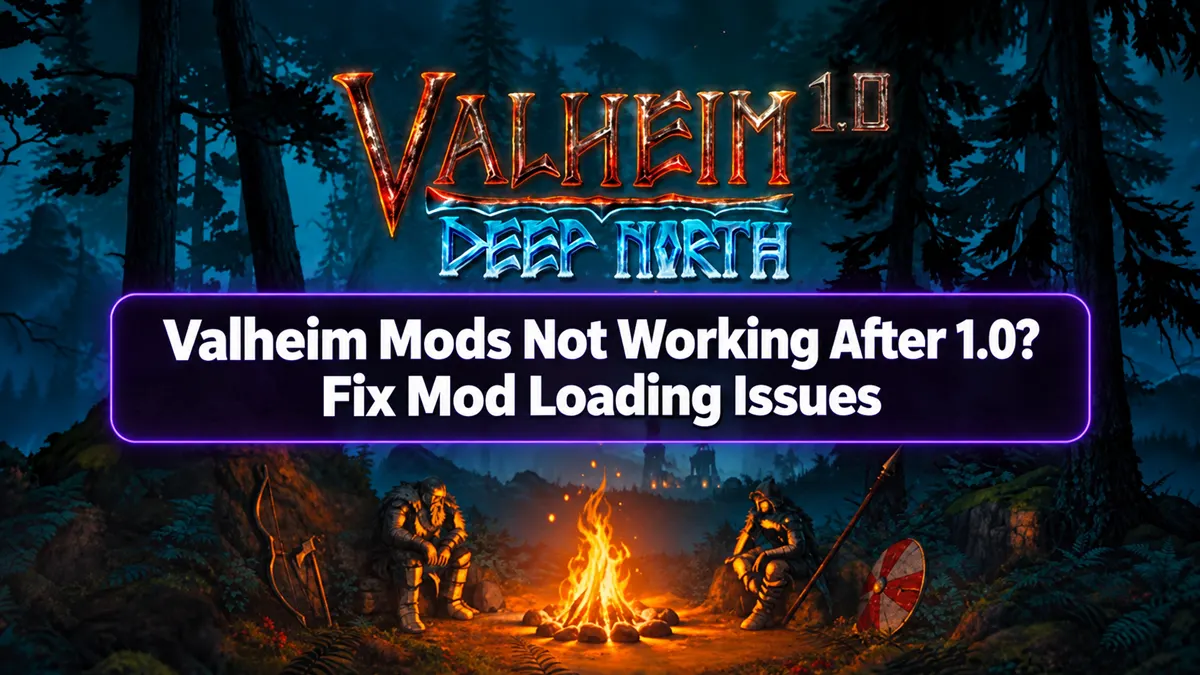 Valheim mods not working after the 1.0 update