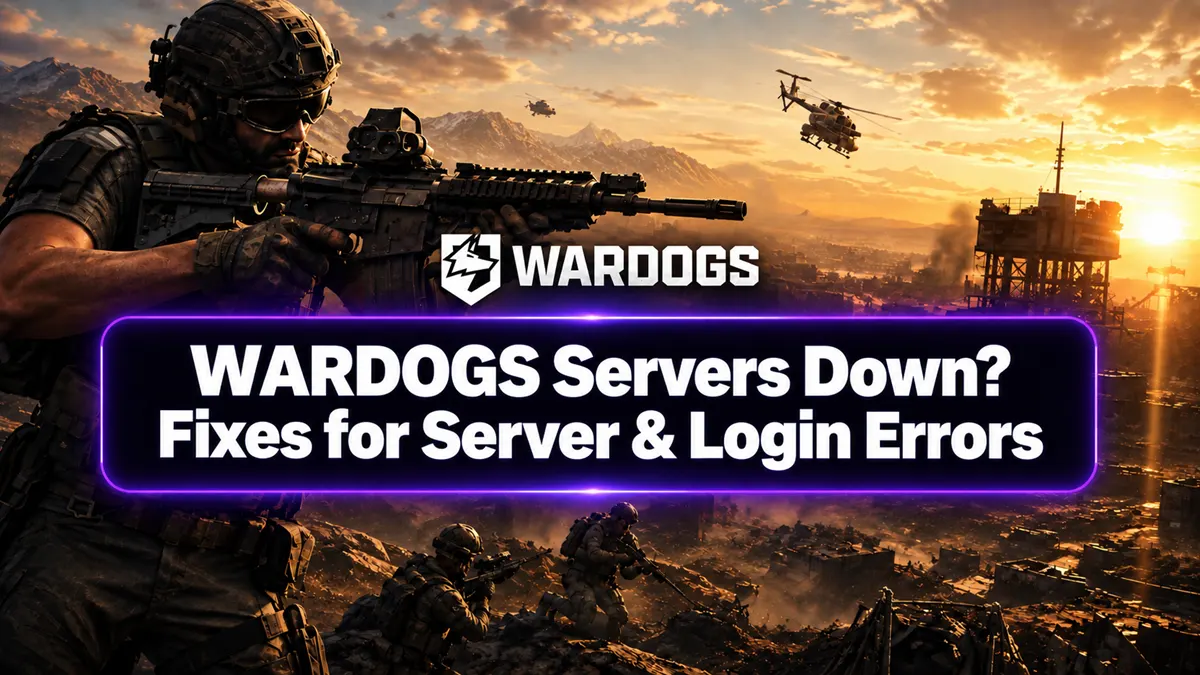 WARDOGS servers down and server connection errors
