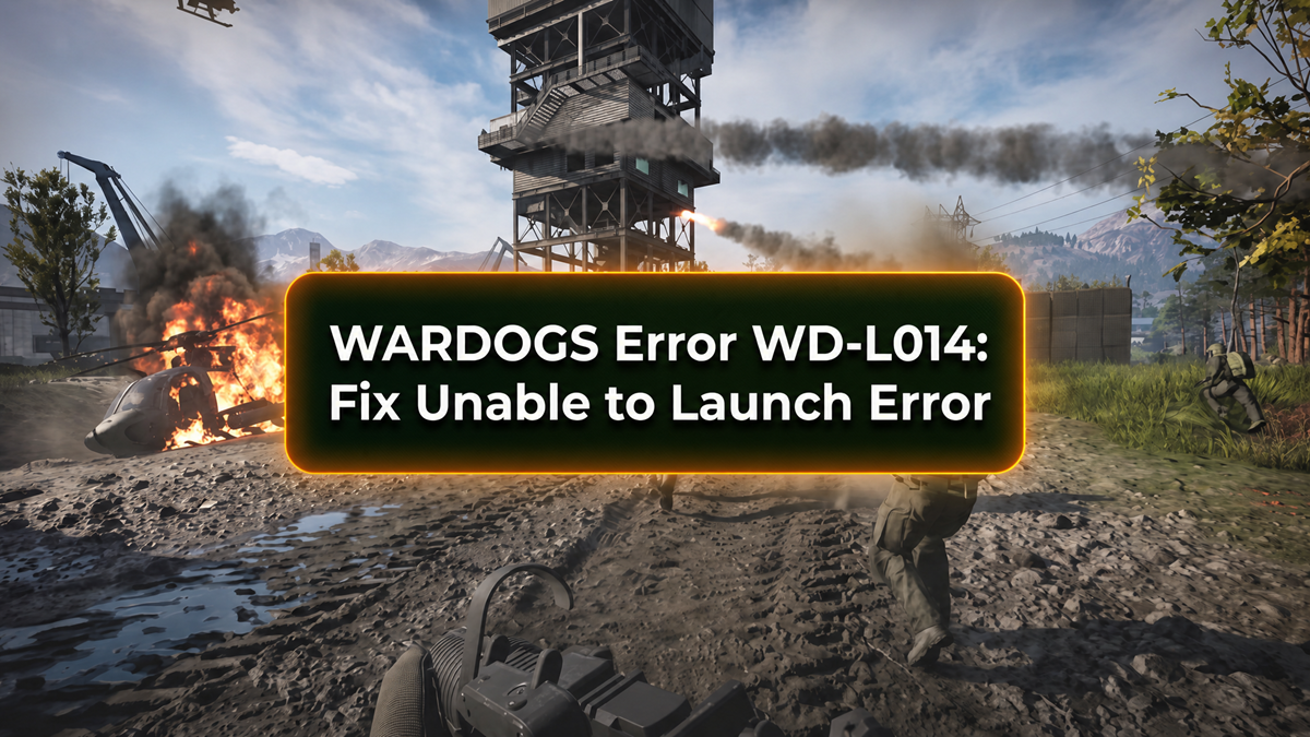 WARDOGS error WD-L014 Unable to launch WARDOGS