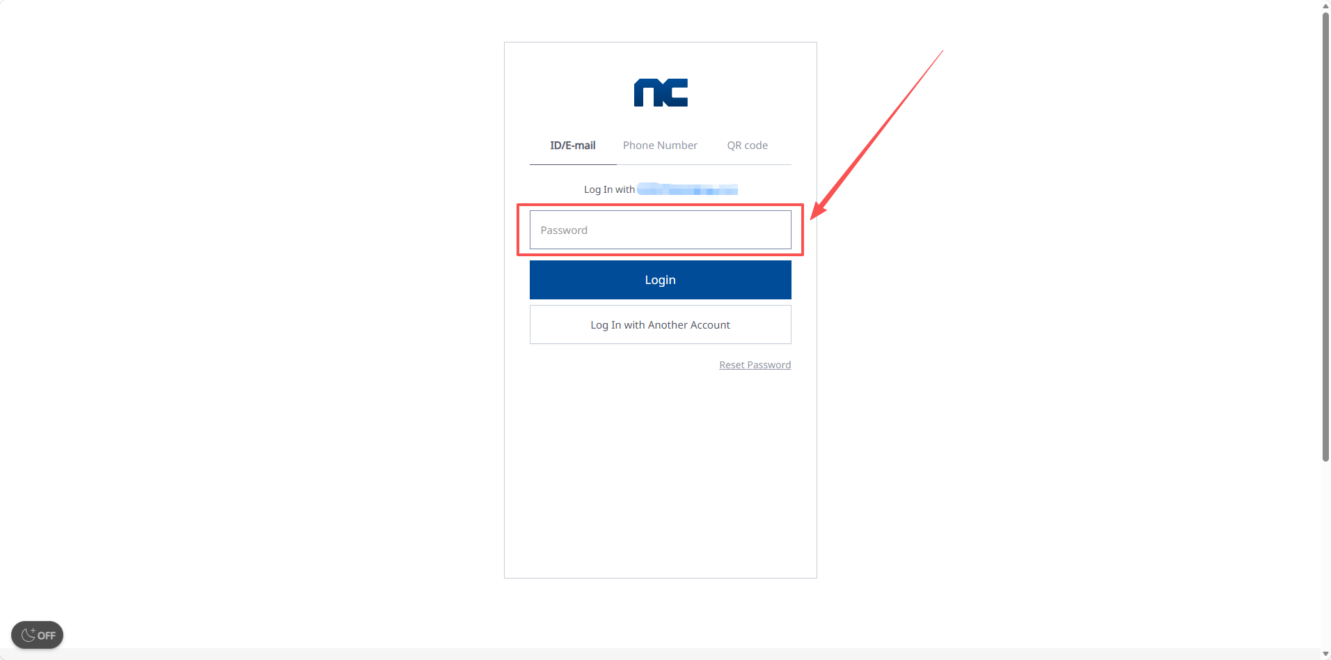 Sign in to your account