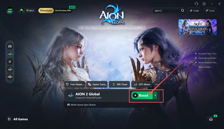 AION 2 mit LagZapper beschleunigen