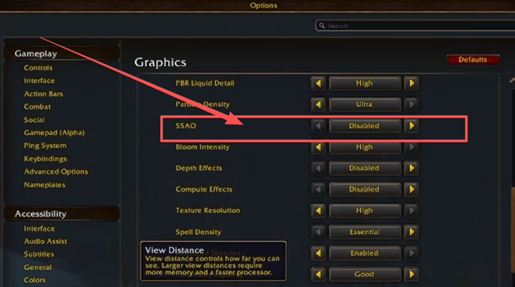 Disable ssao for black textures