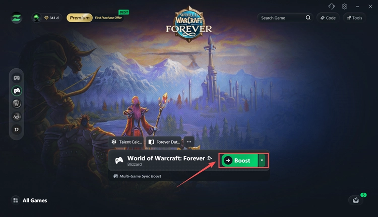 Boost WoW Forever with LagZapper to lower ping