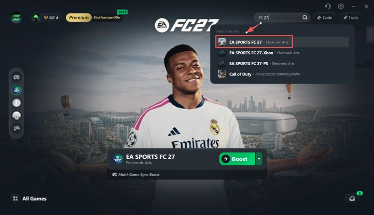 Suche nach EA SPORTS FC 27 in LagZapper
