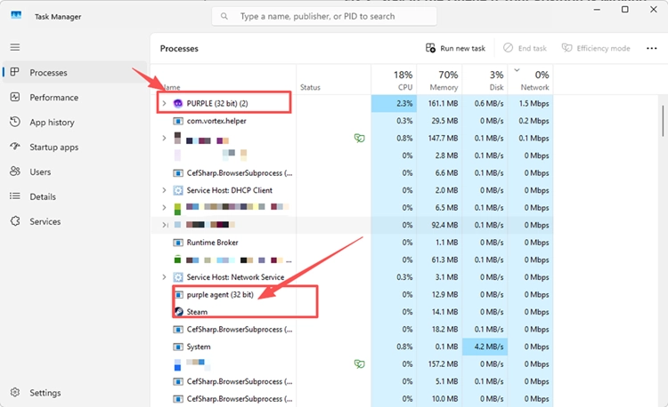 AION 2- und Launcher-Prozesse im Task Manager beenden