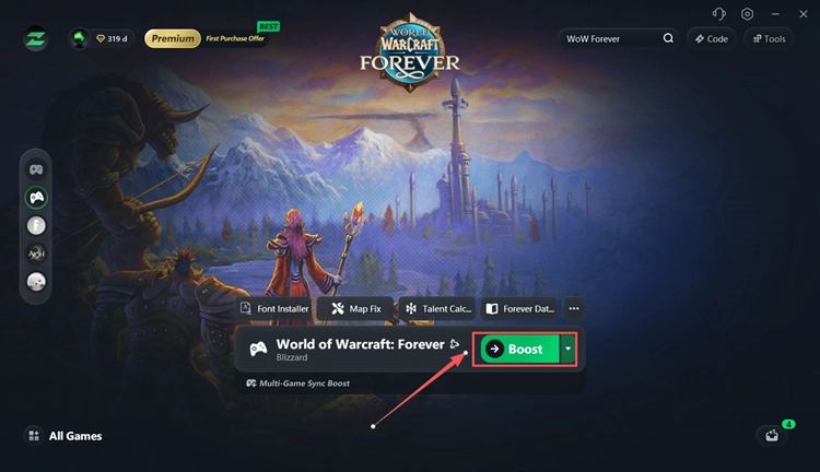 Booste WoW Forever mit LagZapper