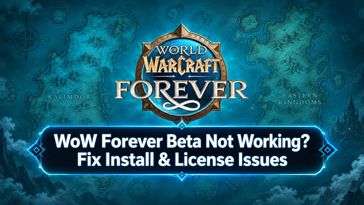 Lösung, wenn die WoW Forever Beta nicht funktioniert