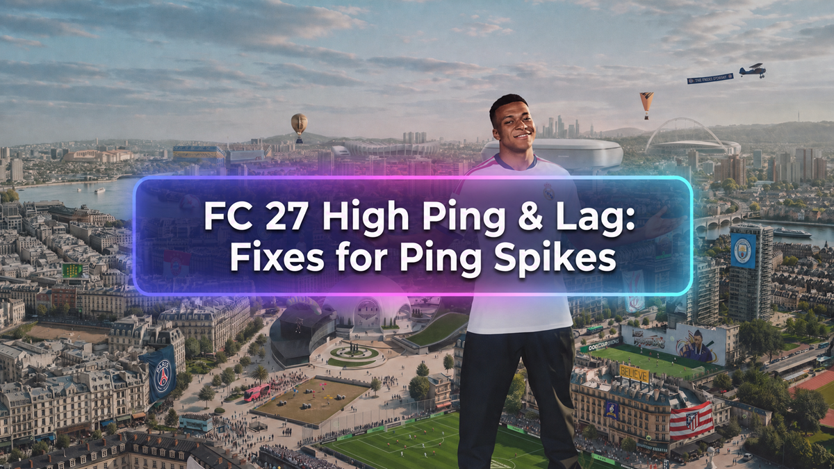 Lösungen für hohen Ping, Lag und Ping-Spikes in FC 27