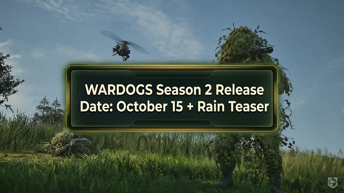 Release-Termin und Regen-Teaser zu WARDOGS Season 2