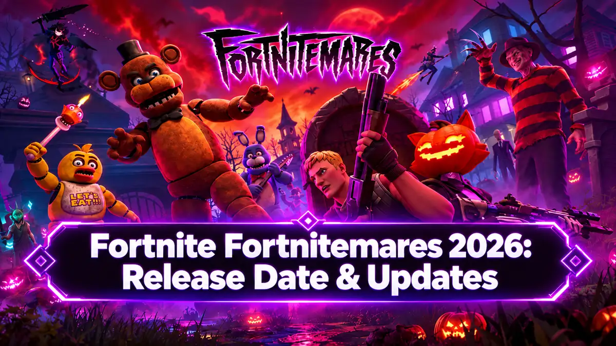 Fortnite Fortnitemares 2026 mit Five Nights at Freddy