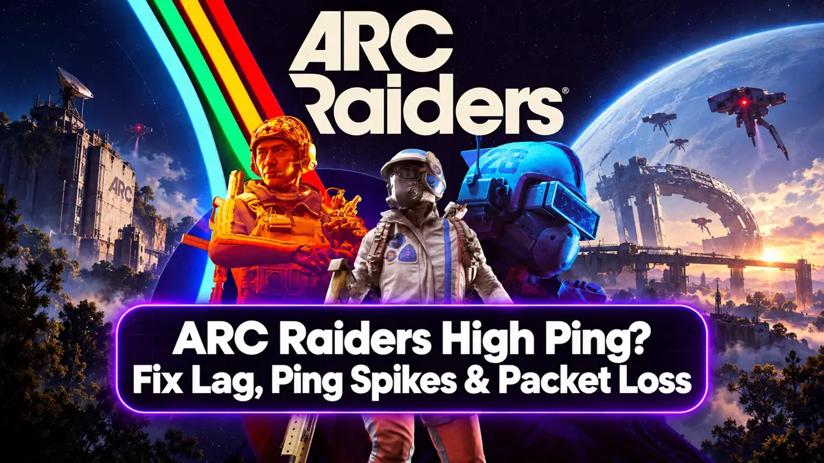 Lösungen für hohen Ping, Lag und Paketverlust in ARC Raiders