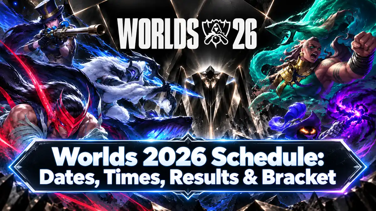 Worlds 2026 programı maç başlangıç saatleri ve turnuva eşleşme tablosu