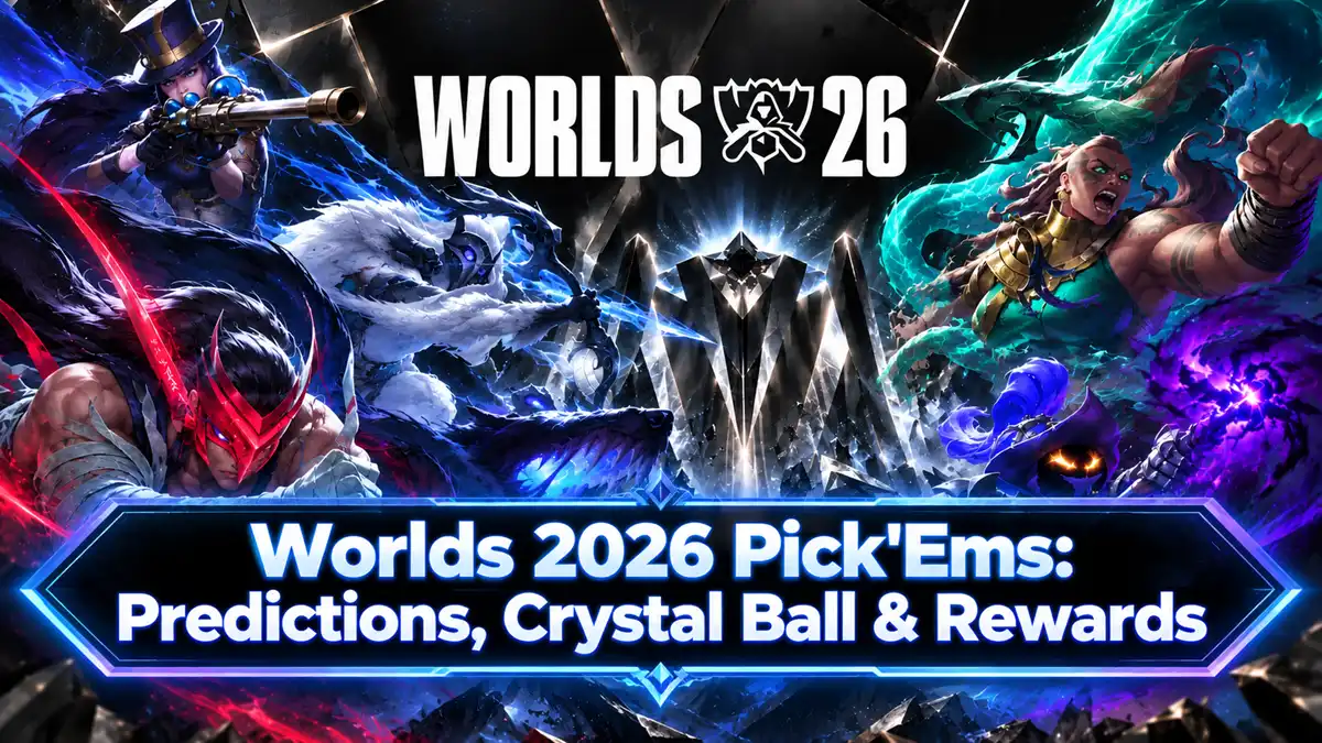 Guide des pronostics et des récompenses des Pick’Ems des Worlds 2026